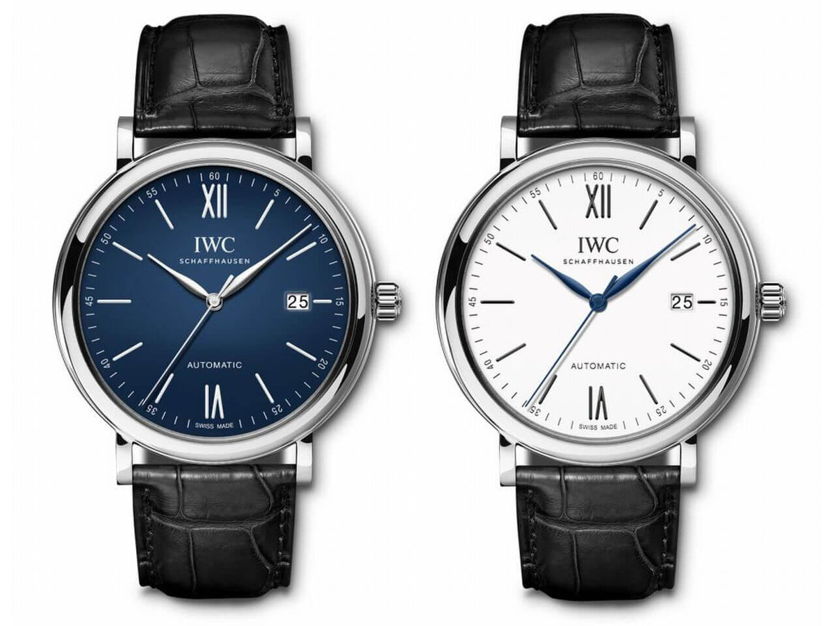  Shop Authentic IWC Portofino Automatic '150 Years' Edition Automatic White Dial Black Leather Strap Watch for Men - IW356519 - Luxxuri