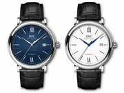  Shop Authentic IWC Portofino Automatic '150 Years' Edition Automatic White Dial Black Leather Strap Watch for Men - IW356519 - Luxxuri
