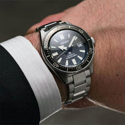  Shop Authentic Seiko Prospex Automatic Diver Black Dial Silver Steel Strap Watch For Men - SPB051J1 - Luxxuri