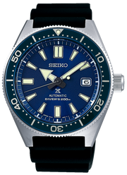  Shop Authentic Seiko Prospex Analogue Automatic Diver Blue Dial Black Rubber Strap Watch For Men - SPB053J1 - Luxxuri