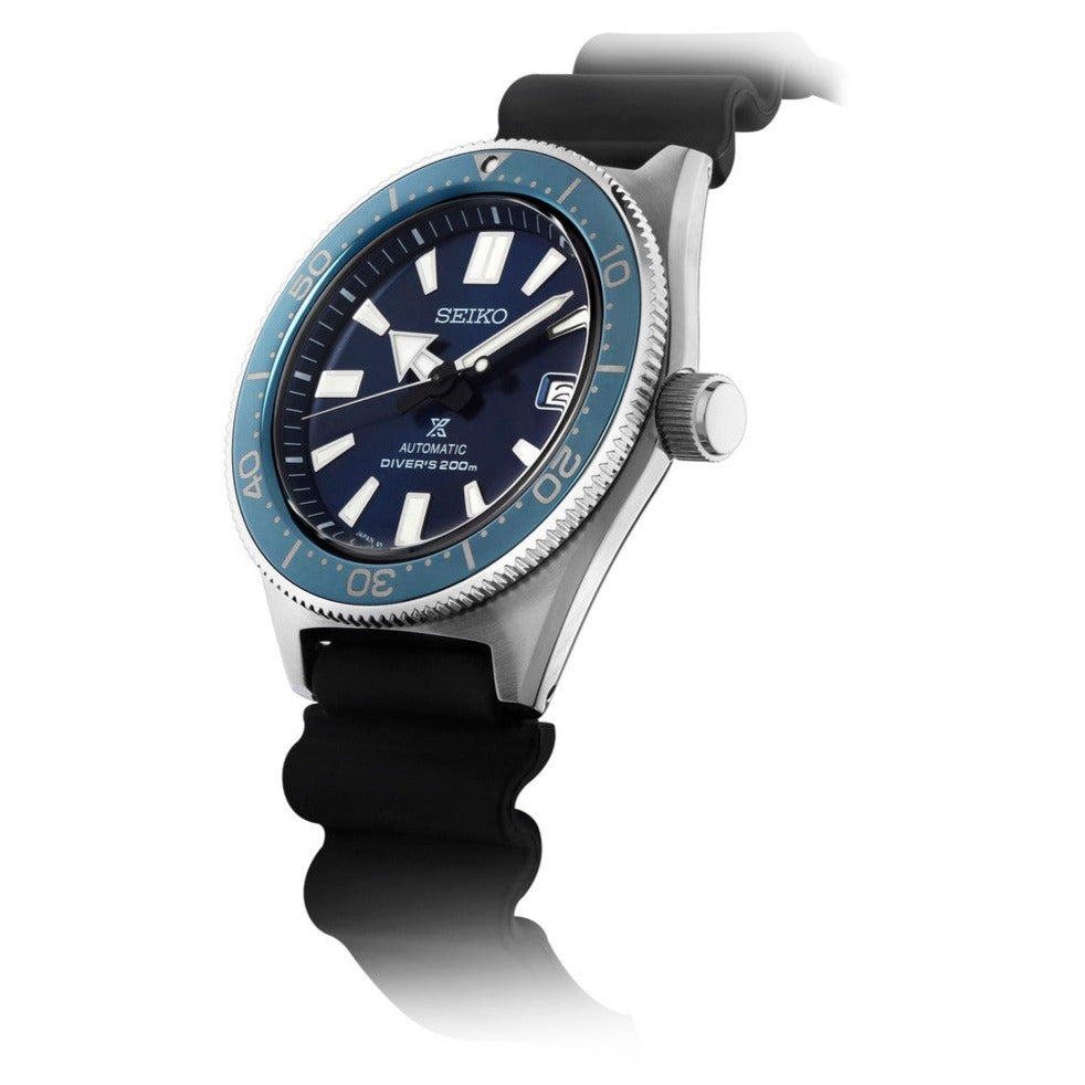  Shop Authentic Seiko Prospex Analogue Automatic Diver Blue Dial Black Rubber Strap Watch For Men - SPB053J1 - Luxxuri