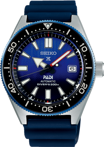  Shop Authentic Seiko Prospex PADI Special Edition Divers 200M Blue Dial Blue Rubber Strap Watch For Men - SPB071J1 - Luxxuri