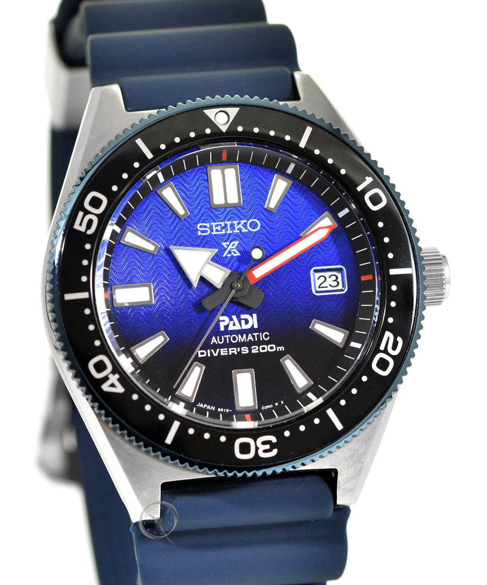  Shop Authentic Seiko Prospex PADI Special Edition Divers 200M Blue Dial Blue Rubber Strap Watch For Men - SPB071J1 - Luxxuri