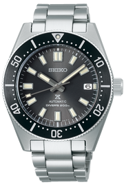  Shop Authentic Seiko Prospex 1965 Modern Re Interpretation Automatic Black Dial Silver Steel Strap Watch For Men - SPB143J1 - Luxxuri