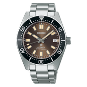  Shop Authentic Seiko Prospex 55th Anniversary Edition Brown Dial Silver Steel Strap Watch For Men - SPB145J1 - Luxxuri