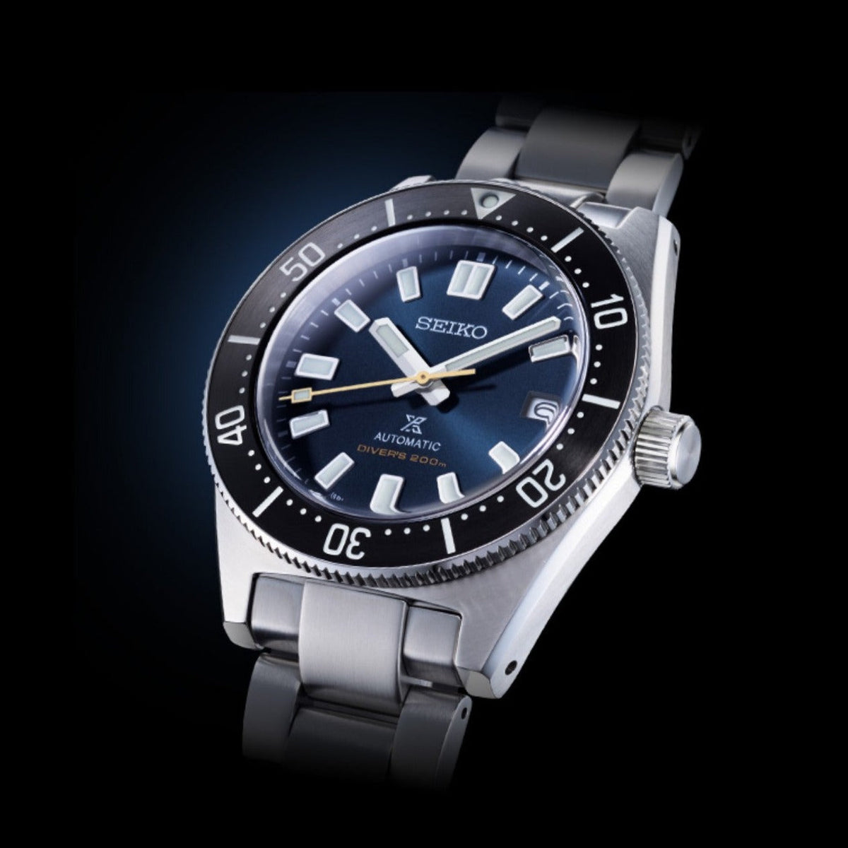  Shop Authentic Seiko Prospex Automatic 1965 Dive 55th Anniversary Limited Edtion Blue Dial Silver Steel Strap Watch For Men - SPB149J1 - Luxxuri