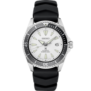  Shop Authentic Seiko Shogun Prospex Titanium Divers Automatic White Dial Black Rubber Strap Watch For Men - SPB191J1 - Luxxuri