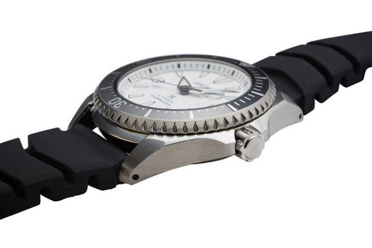  Shop Authentic Seiko Shogun Prospex Titanium Divers Automatic White Dial Black Rubber Strap Watch For Men - SPB191J1 - Luxxuri