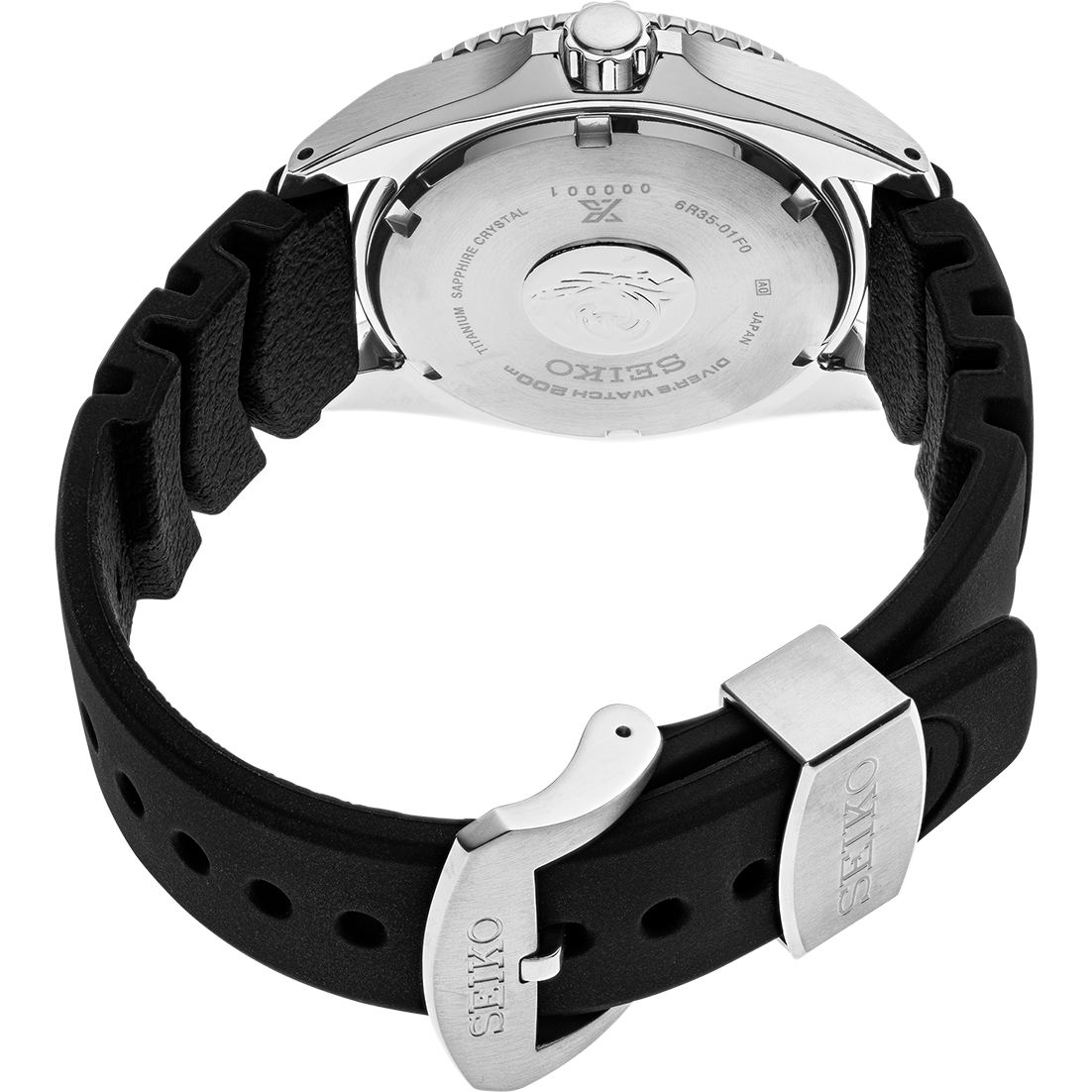  Shop Authentic Seiko Shogun Prospex Titanium Divers Automatic White Dial Black Rubber Strap Watch For Men - SPB191J1 - Luxxuri
