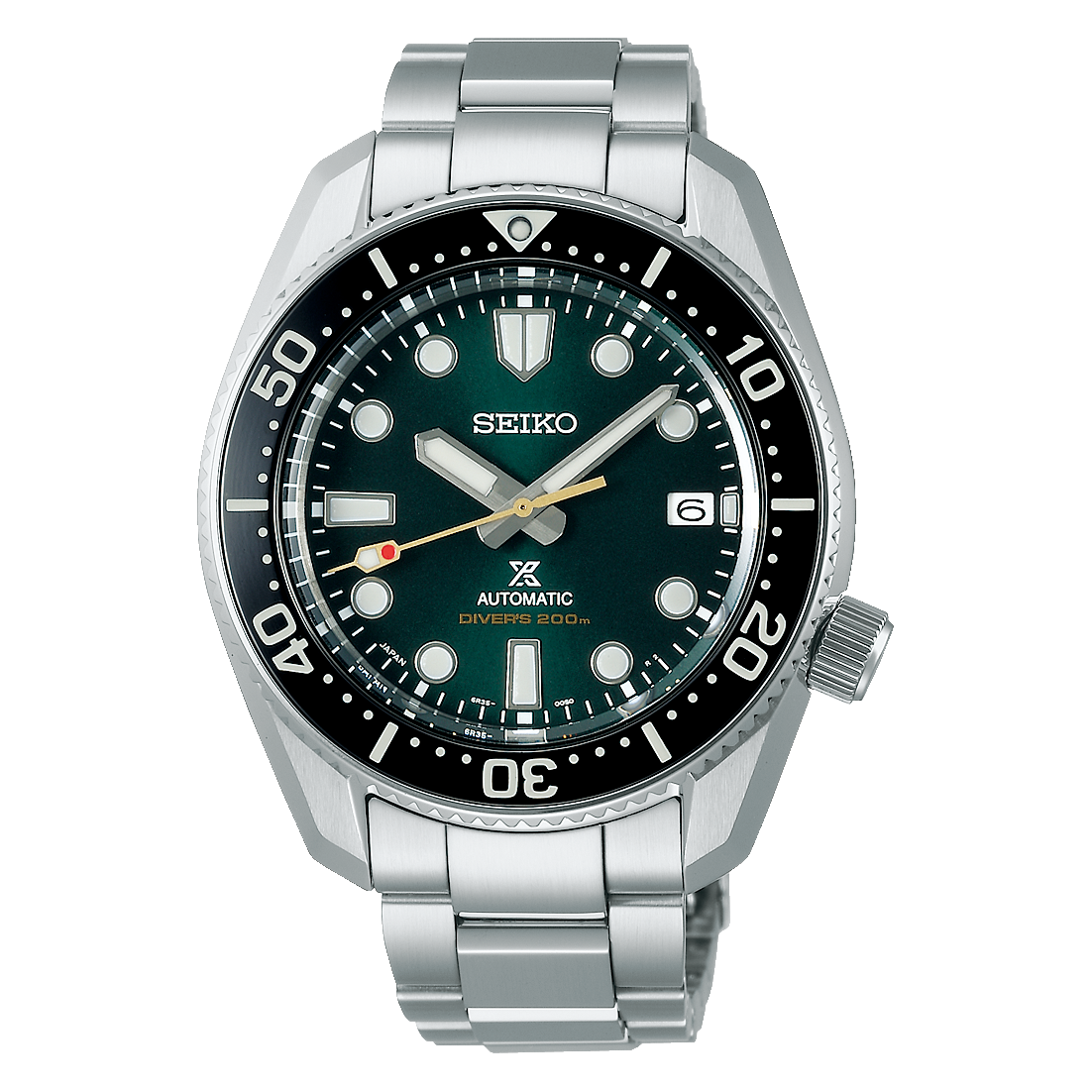  Shop Authentic Seiko Prospex 140th Anniversary Limited Divers Green Dial Silver Steel Strap Watch For Men - SPB207J1 - Luxxuri