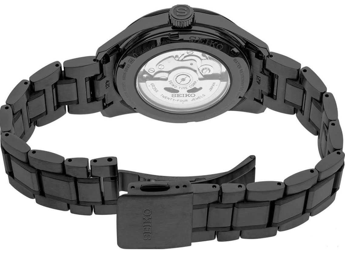  Shop Authentic Seiko Presage Sharp Edged Series Black Dial Black Steel Strap Watch For Men - SPB229J1 - Luxxuri