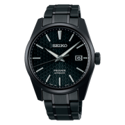  Shop Authentic Seiko Presage Sharp Edged Series Black Dial Black Steel Strap Watch For Men - SPB229J1 - Luxxuri