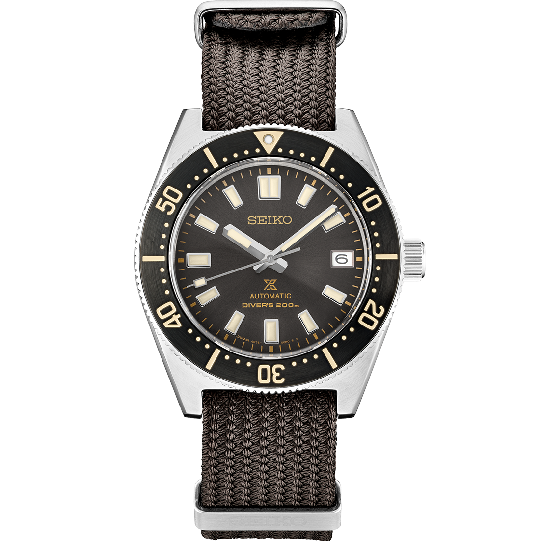  Shop Authentic Seiko Prospex 1965 Diver’s Re-Interpretation Automatic Black Dial Brown NATO Strap Watch For Men - SPB239J1 - Luxxuri