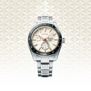  Shop Authentic Seiko Presage Sharp Edged Series Automatic GMT Champagne Dial Silver Steel Strap Watch For Men - SPB273J1 - Luxxuri