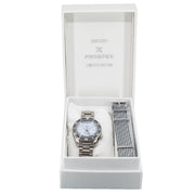  Shop Authentic Seiko Prospex Limited Edition Automatic GMT Glacier Blue Dial Silver Steel Strap Watch For Men - SPB385J1 - Luxxuri