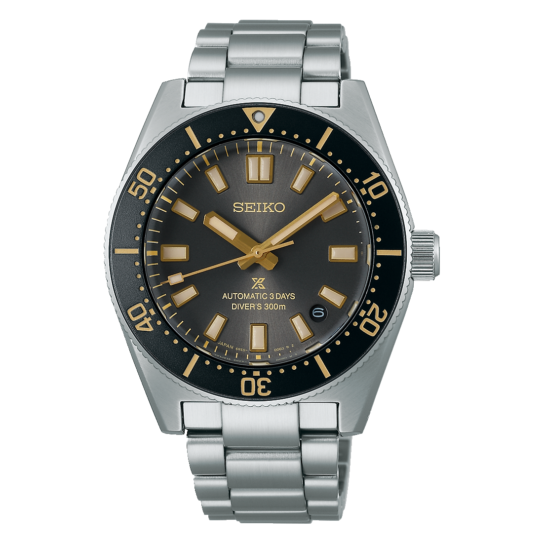  Shop Authentic Seiko Prospex 55th Anniversary Edition Brown Dial Silver Steel Strap Watch For Men - SPB145J1 - Luxxuri