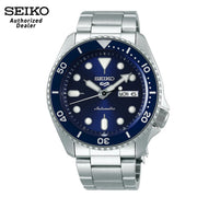  Shop Authentic Seiko 5 Sports Automatic Analog Blue Dial Silver Steel Strap Watch For Men - SRPD51K1 - Luxxuri