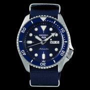  Shop Authentic Seiko 5 Sports Automatic SKX Blue Dial Blue NATO Strap Watch For Men - SRPD51K2 - Luxxuri