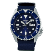  Shop Authentic Seiko 5 Sports Automatic SKX Blue Dial Blue NATO Strap Watch For Men - SRPD51K2 - Luxxuri