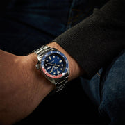  Shop Authentic Seiko 5 Sports Automatic Blue Dial Silver Steel Strap Watch For Men - SRPD53K1 - Luxxuri