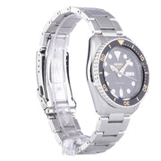  Shop Authentic Seiko 5 Sports Automatic Black Dial Silver Steel Strap Watch For Men - SRPD57K1 - Luxxuri