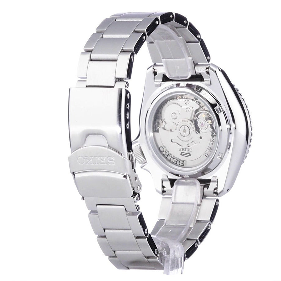  Shop Authentic Seiko 5 Sports Automatic Black Dial Silver Steel Strap Watch For Men - SRPD57K1 - Luxxuri