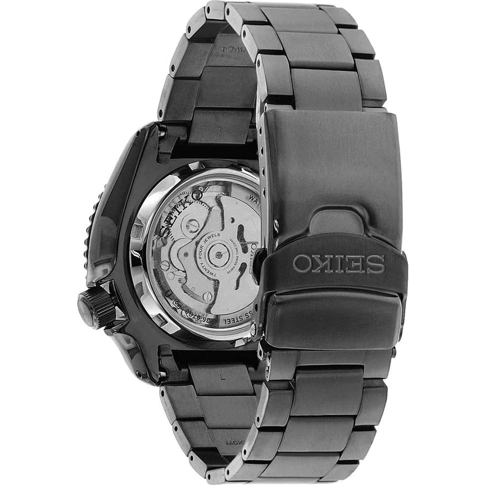  Shop Authentic Seiko 5 Sports Automatic Black Dial Black Steel Strap Watch For Men - SRPD65K1 - Luxxuri