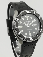  Shop Authentic Seiko 5 Sport Automatic Black Dial Black Silicone Strap Watch For Men - SRPD65K3 - Luxxuri