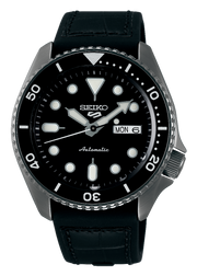  Shop Authentic Seiko 5 Sport Automatic Black Dial Black Silicone Strap Watch For Men - SRPD65K3 - Luxxuri
