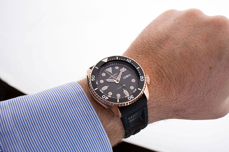  Shop Authentic Seiko 5 Sport SKX Automatic Black Dial Black Silicone Strap Watch For Men - SRPD76K1 - Luxxuri