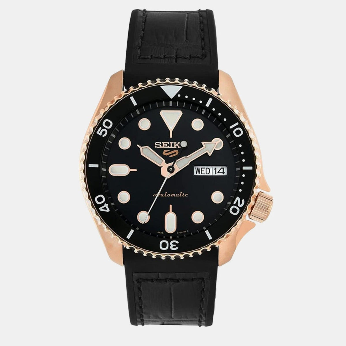  Shop Authentic Seiko 5 Sport SKX Automatic Black Dial Black Silicone Strap Watch For Men - SRPD76K1 - Luxxuri