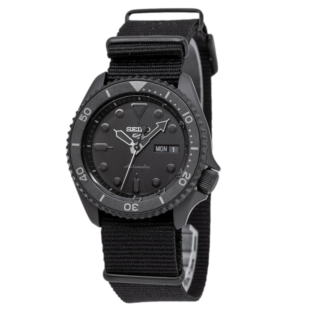  Shop Authentic Seiko 5 Sports Automatic Black Dial Black NATO Strap Watch For Men - SRPD79K1 - Luxxuri
