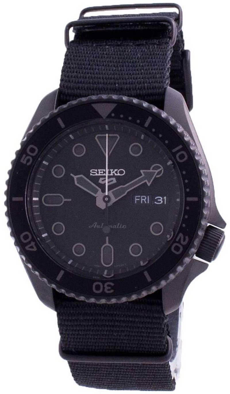  Shop Authentic Seiko 5 Sports Automatic Black Dial Black NATO Strap Watch For Men - SRPD79K1 - Luxxuri