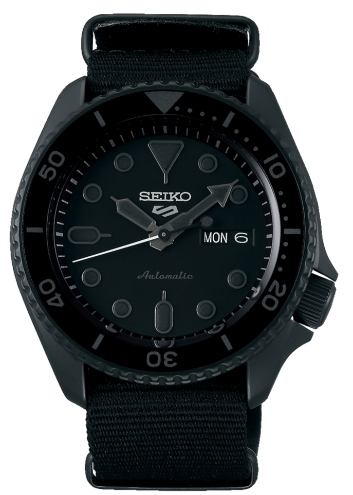  Shop Authentic Seiko 5 Sports Automatic Black Dial Black NATO Strap Watch For Men - SRPD79K1 - Luxxuri