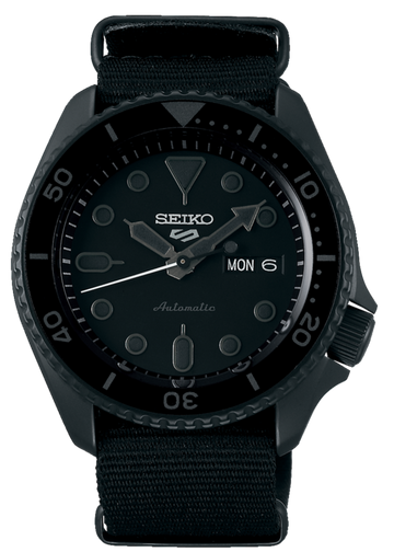  Shop Authentic Seiko 5 Sports Automatic Black Dial Black NATO Strap Watch For Men - SRPD79K1 - Luxxuri