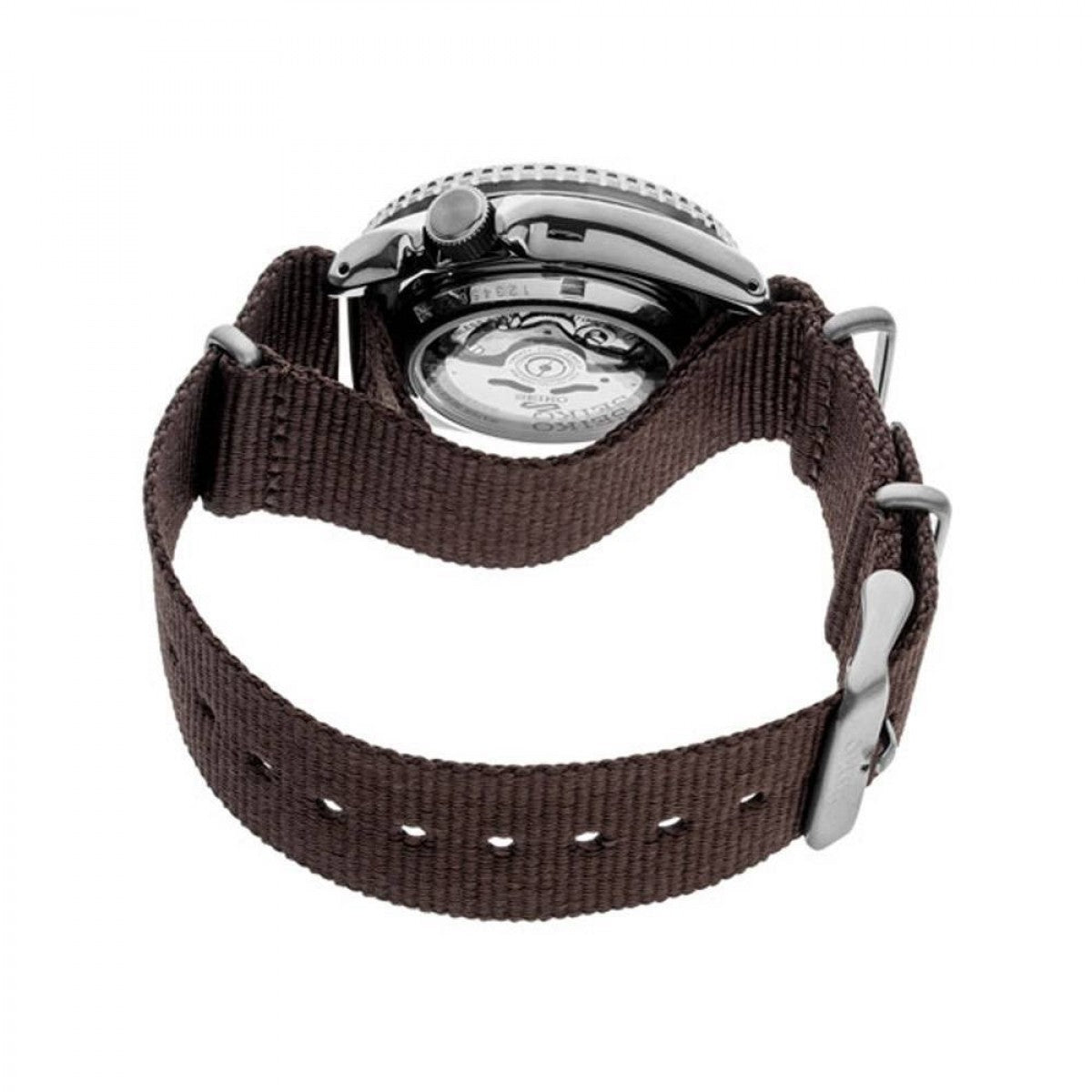  Shop Authentic Seiko 5 Sport Automatic Brown Dial Brown Nylon Strap Watch For Men - SRPD85K1 - Luxxuri