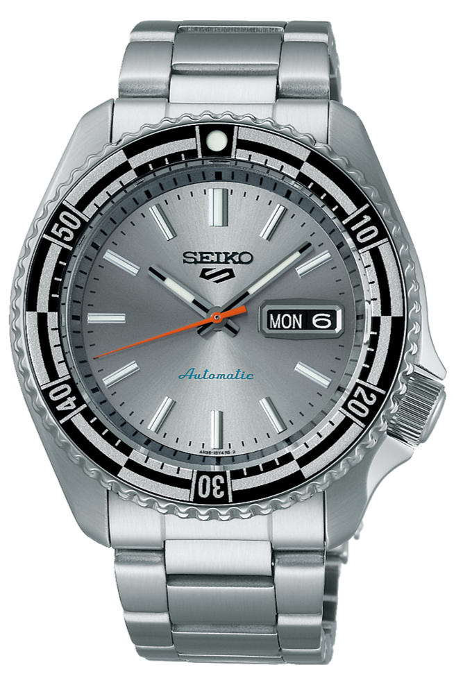  Shop Authentic Seiko 5 Sports Special Edition Silver Dial Silver Steel Strap Watch For Men - SRPK09K1 - Luxxuri