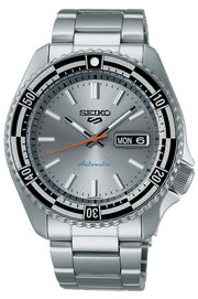 Shop Authentic Seiko 5 Sports Special Edition Silver Dial Silver Steel Strap Watch For Men - SRPK09K1 - Luxxuri