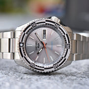  Shop Authentic Seiko 5 Sports Special Edition Silver Dial Silver Steel Strap Watch For Men - SRPK09K1 - Luxxuri