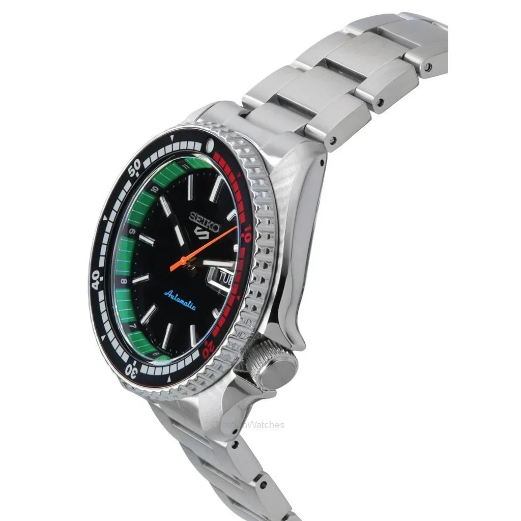  Shop Authentic Seiko 5 Sports SKX Series Regatta Timer Retro Blue Dial Silver Steel Strap Watch For Men - SRPK13K1 - Luxxuri