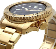  Shop Authentic Seiko 5 Sports Automatic Black Dial Gold Steel Strap Watch For Men - SRPK18 - Luxxuri