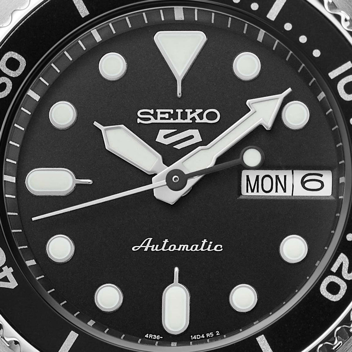  Shop Authentic Seiko 5 Sports SKX Automatic Black Dial Silver Steel Strap Watch For Men - SRPK29K1 - Luxxuri