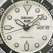  Shop Authentic Seiko 5 Sports SKX Automatic Cream Dial Silver Steel Strap Watch For Men - SRPK31K1 - Luxxuri