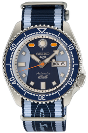  Shop Authentic Seiko 5 Sports Honda Super Cub Limited Edition Blue Dial Two Tone NATO Strap Watch For Men - SRPK37K1 - Luxxuri