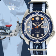  Shop Authentic Seiko 5 Sports Honda Super Cub Limited Edition Blue Dial Two Tone NATO Strap Watch For Men - SRPK37K1 - Luxxuri