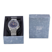  Shop Authentic Seiko 5 Sports Petrol Blue Checker Flag Special Edition Blue Dial Silver Steel Strap Watch For Men - SRPK65K1 - Luxxuri