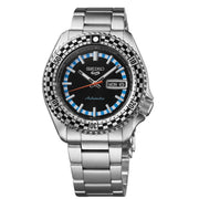  Shop Authentic Seiko 5 Sports Checker Flag Special Edition Black Dial Silver Steel Strap Watch For Men - SRPK67K1 - Luxxuri
