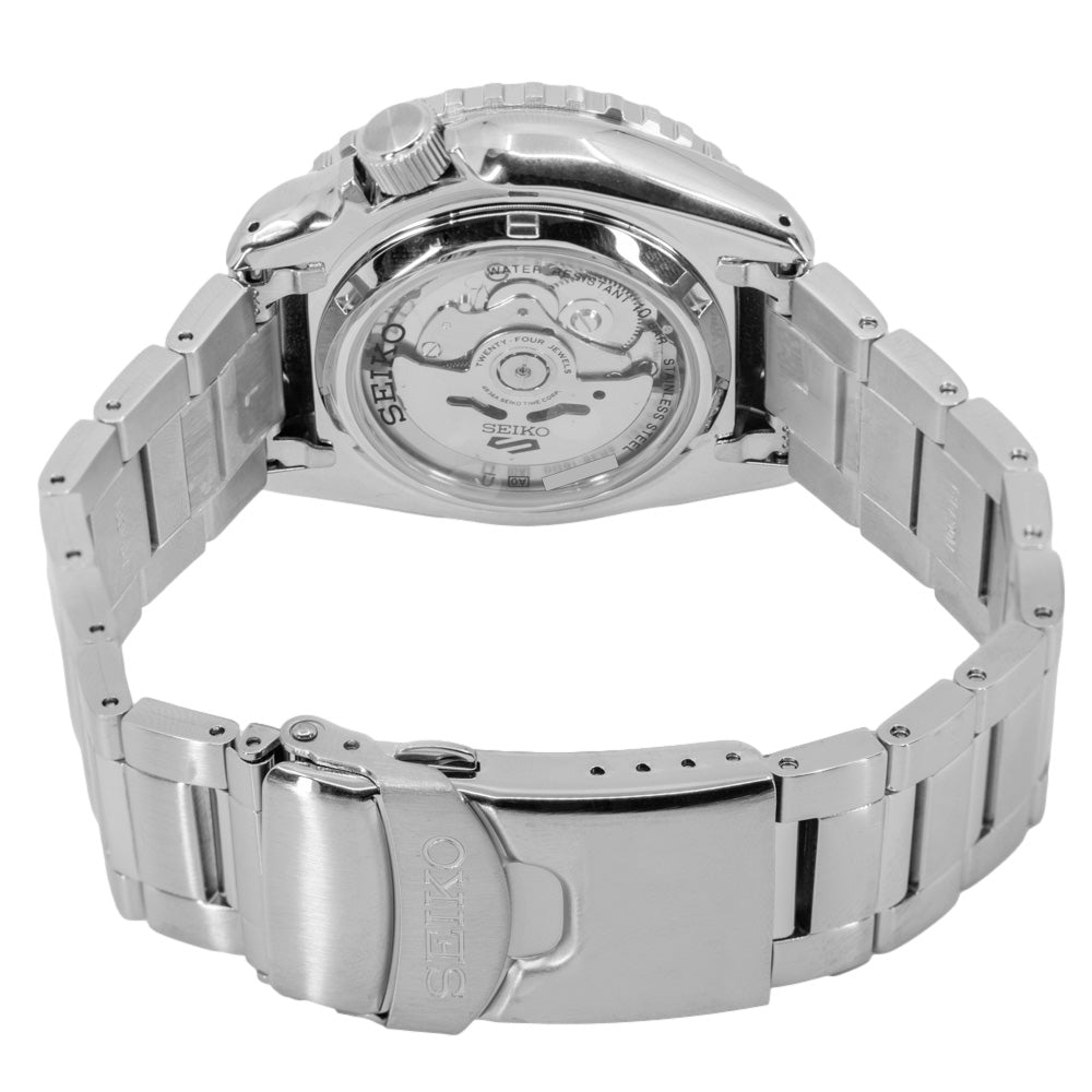  Shop Authentic Seiko 5 Sports Automatic Blue Dial Silver Steel Strap Watch for Men - SRPK97K1 - Luxxuri