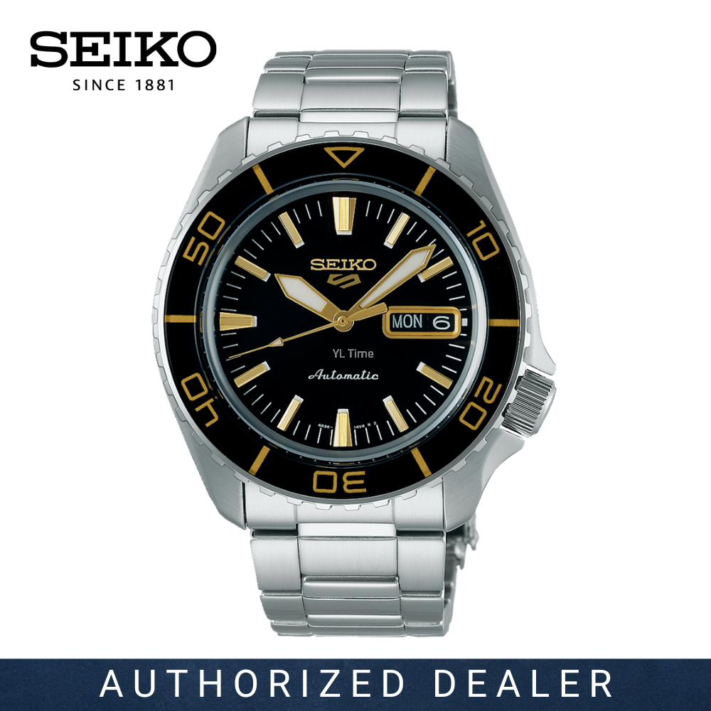  Shop Authentic Seiko 5 Sport Automatic SKX Series Black Dial Silver Steel Strap Watch for Men - SRPK99K1 - Luxxuri