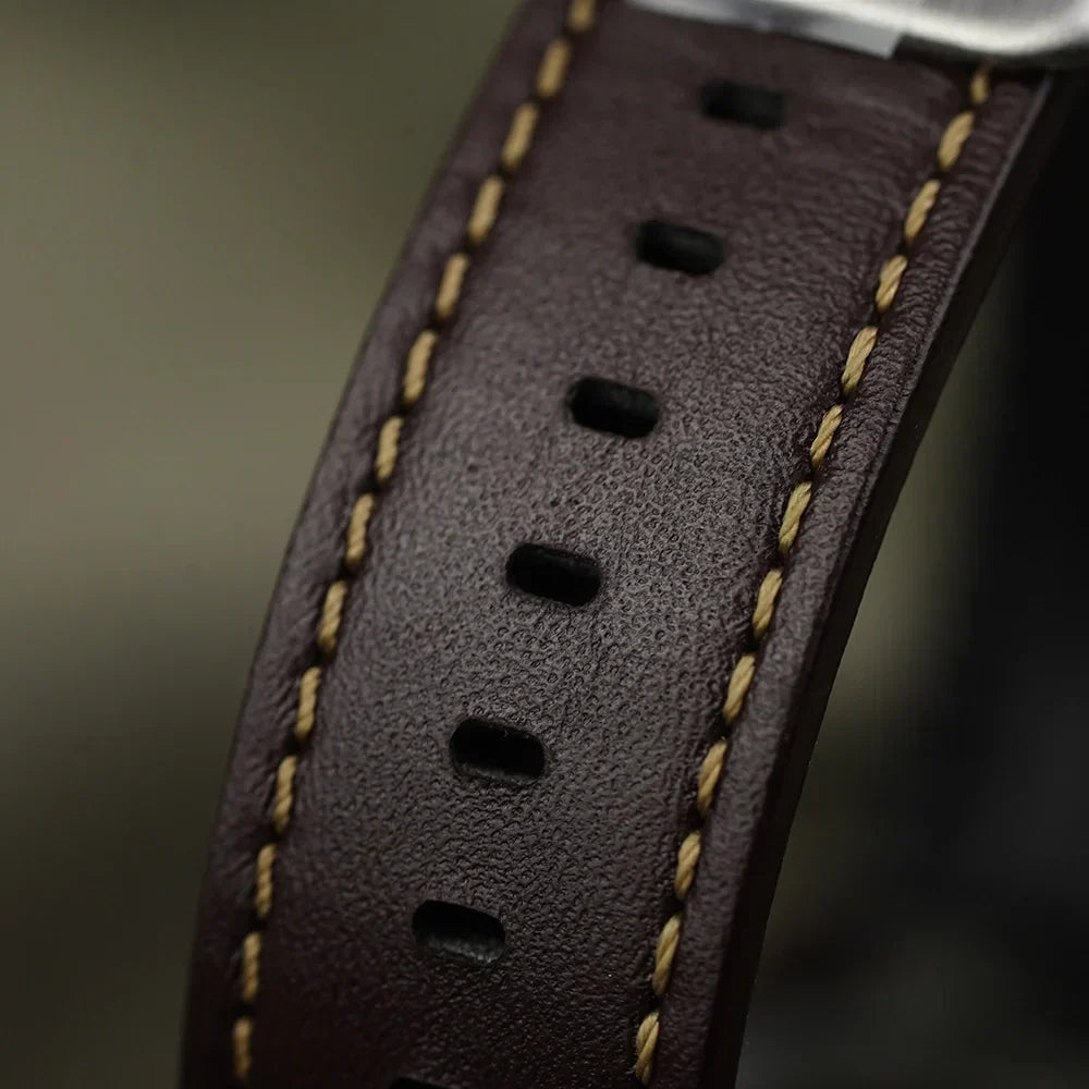  Shop Authentic Seiko 5 Sports SKX GMT Automatic Mocha Black Dial Brown Leather Strap Watch For Men - SSK036K1 - Luxxuri